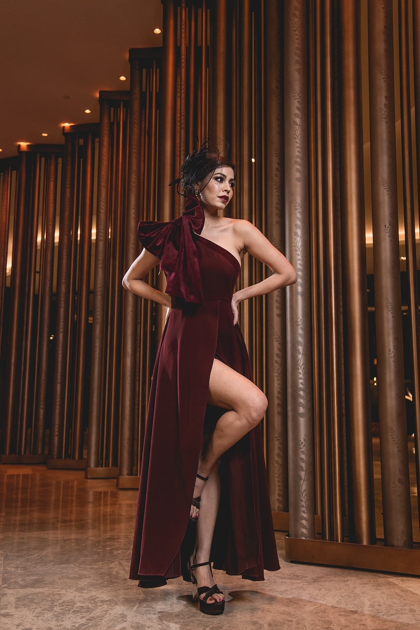AKANKSHA PURI- The Scarlet Reverie Gown