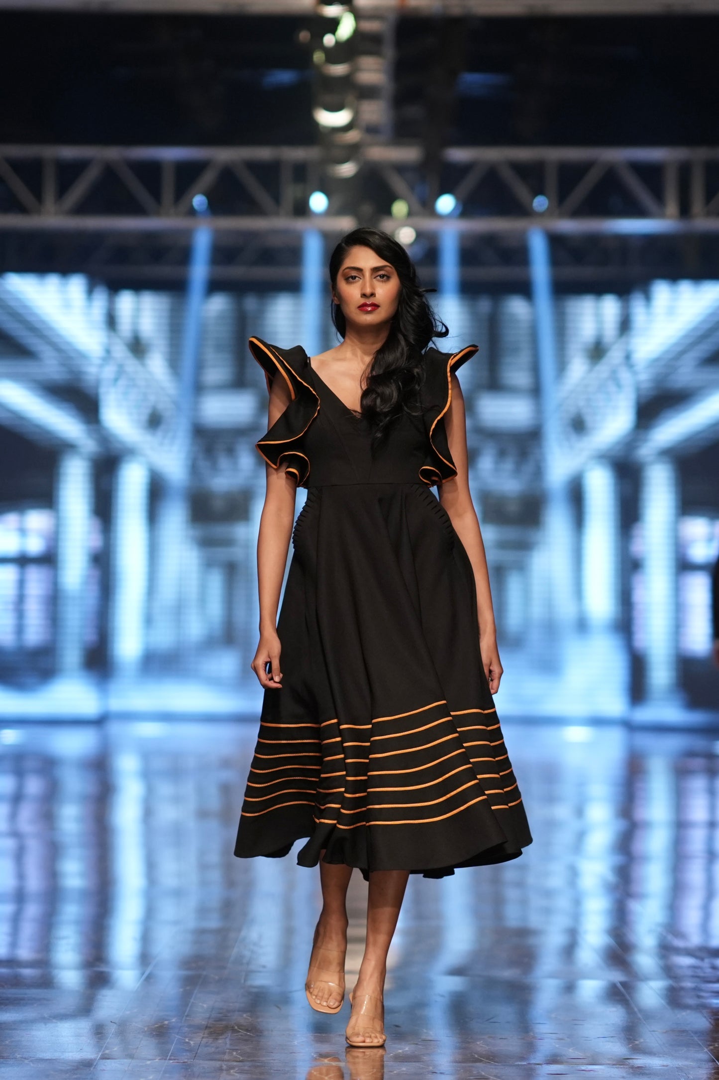 The Orbit Wing Sleeve Dress