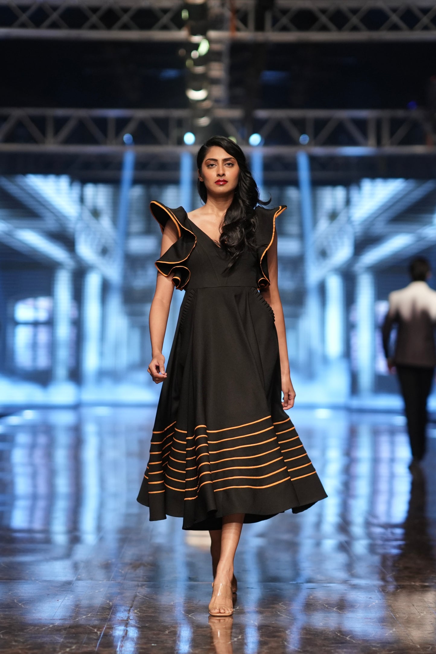 The Orbit Wing Sleeve Dress