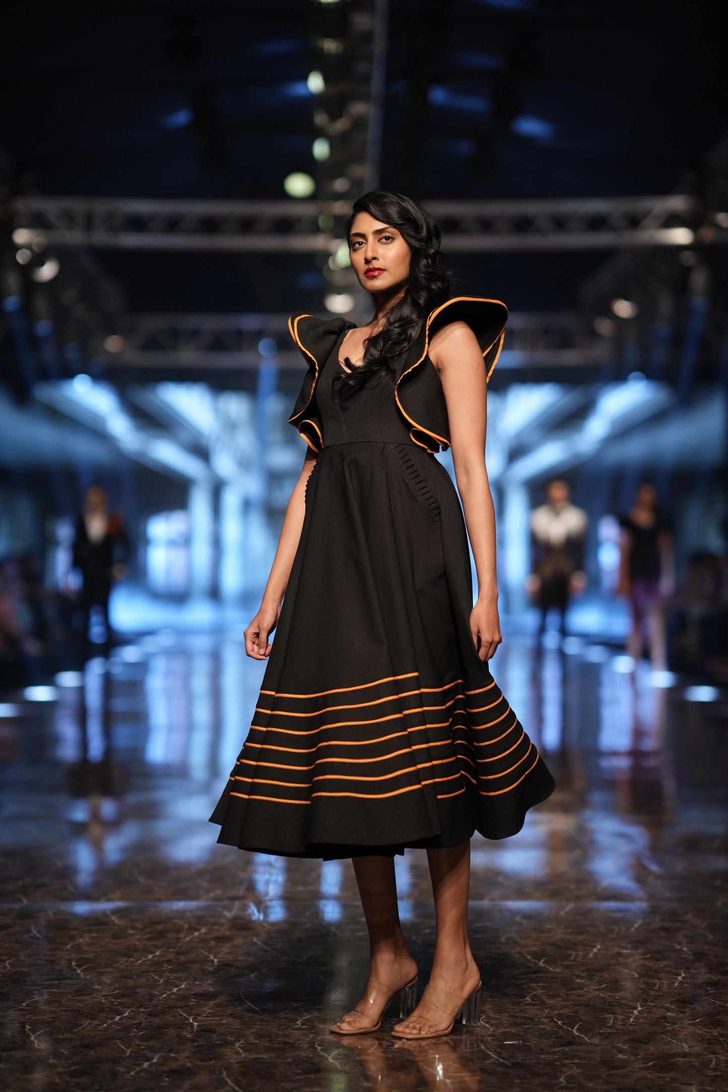 The Orbit Wing Sleeve Dress