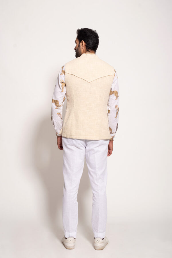 The Iconic Cheetah Sleeveless Jacket