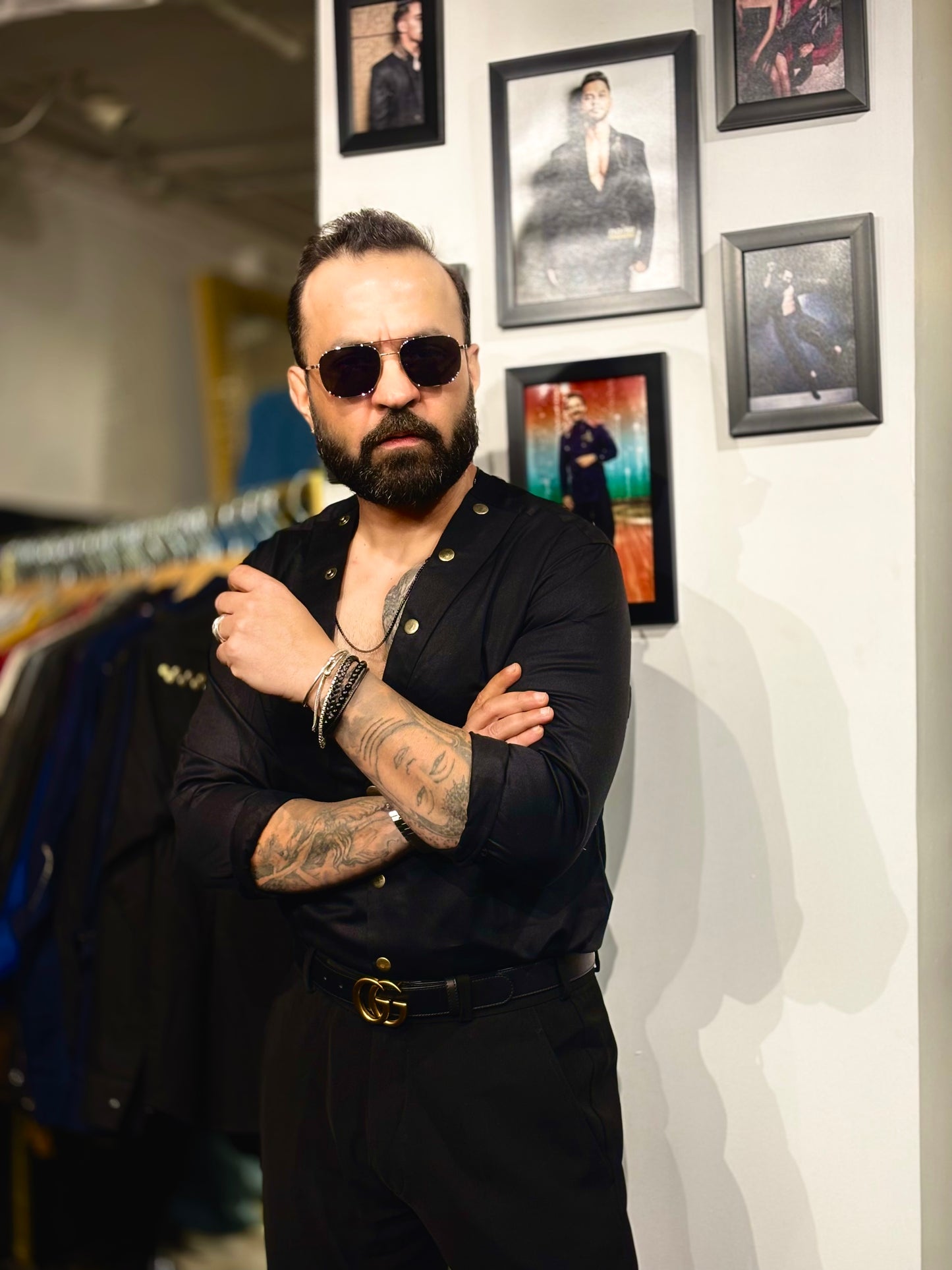 The Deep Noir Luxe Shirt