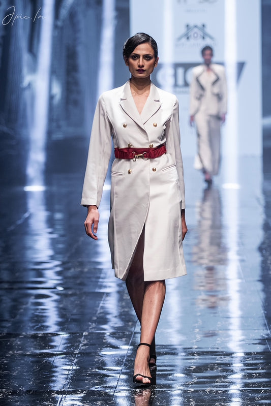 The White Polo Coat Dress