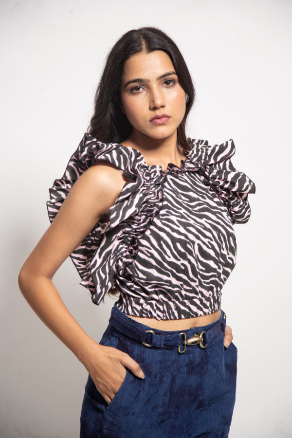 The Zebra Dragonfly Top