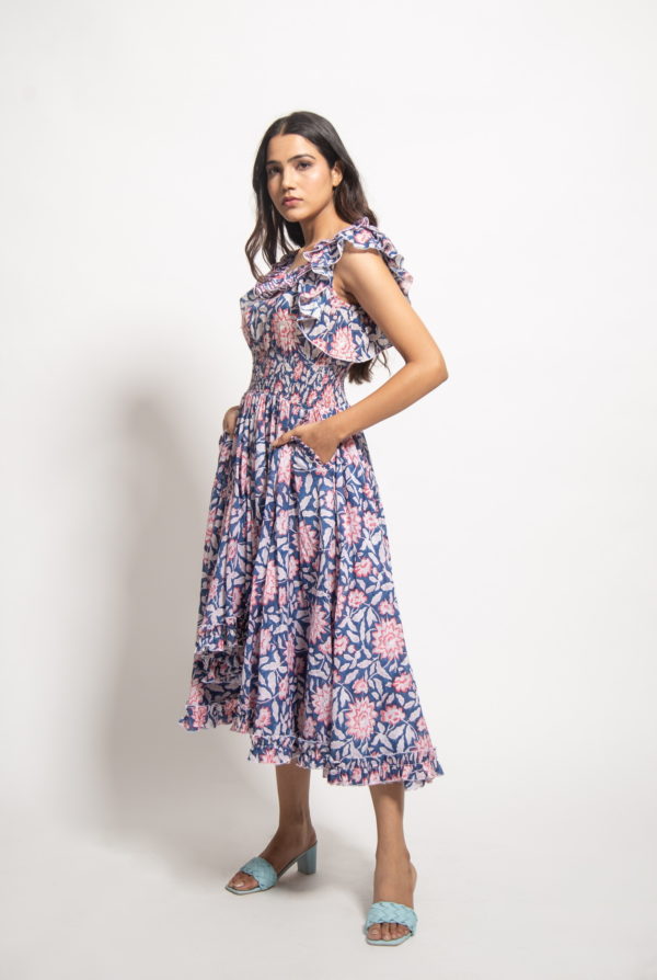 The Indian Floral Bobin Dress