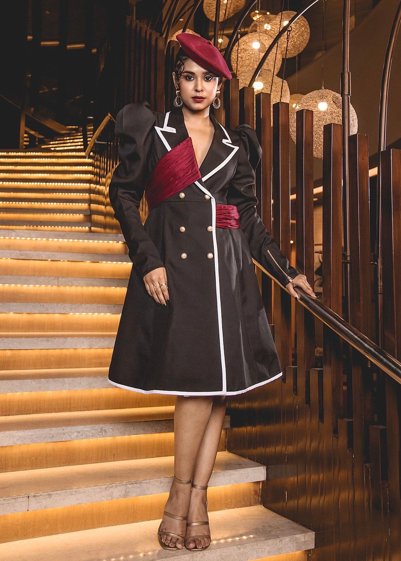 The Kensington Black Trench Dress