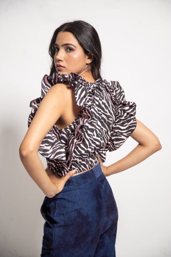 The Zebra Dragonfly Top