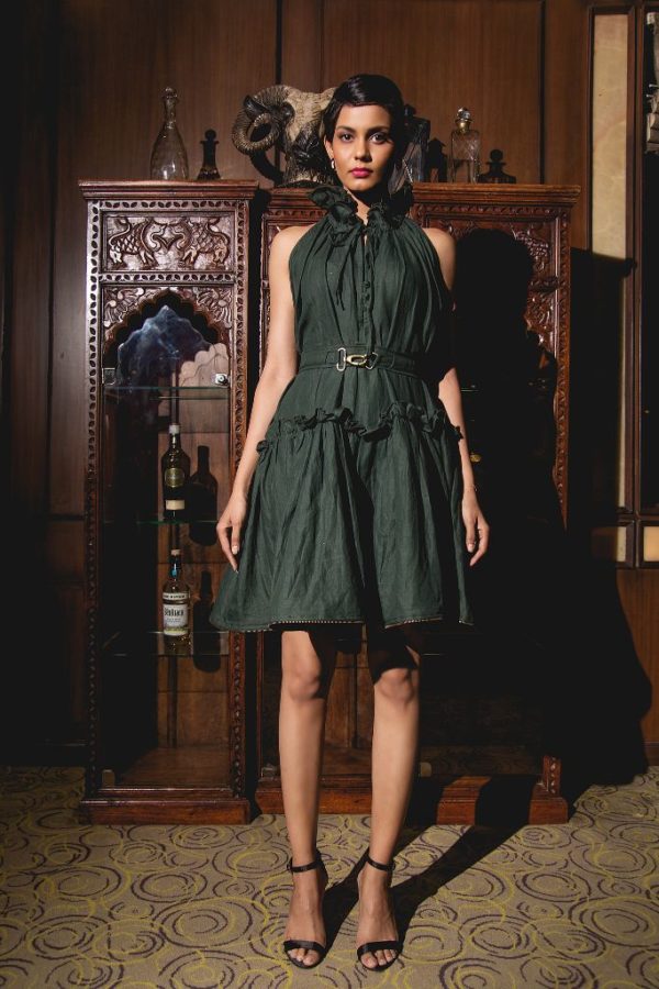 The Green Victorian Dress