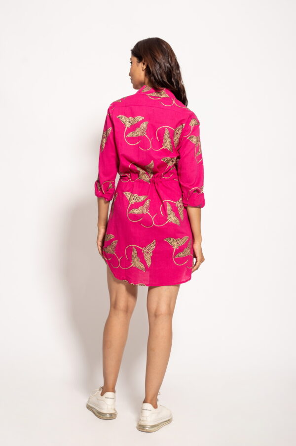 The Pink Stingray Drawstring Dress