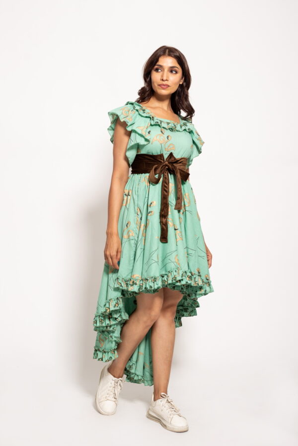 The Green Flamingo Longback Dress