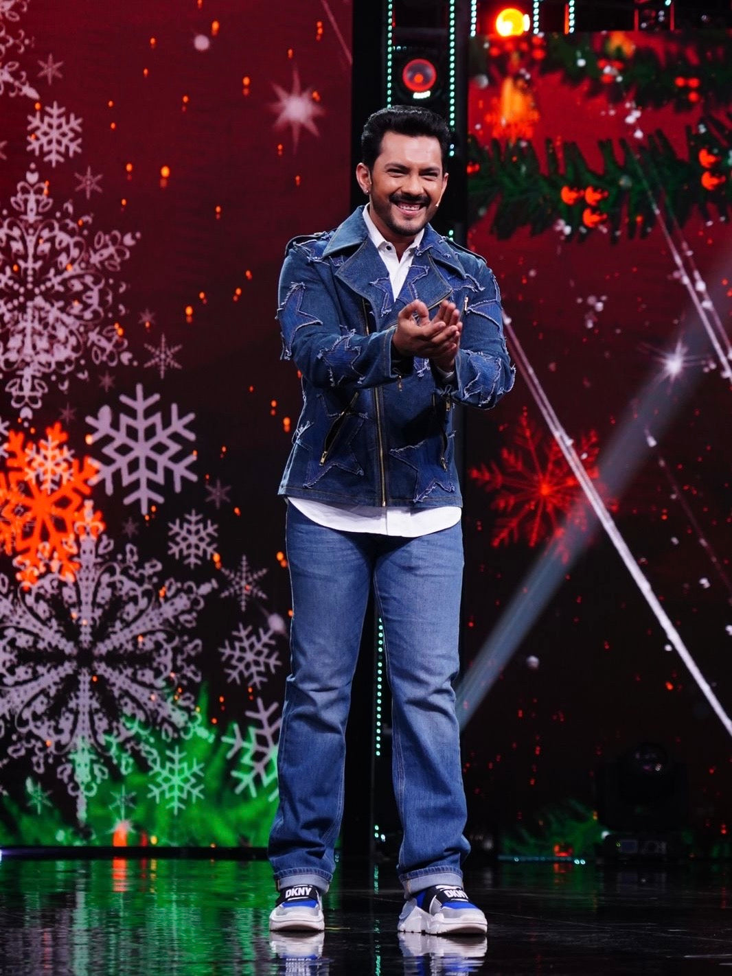ADITYA NARAYAN-The Midnight Denim Rcokstar Jacket