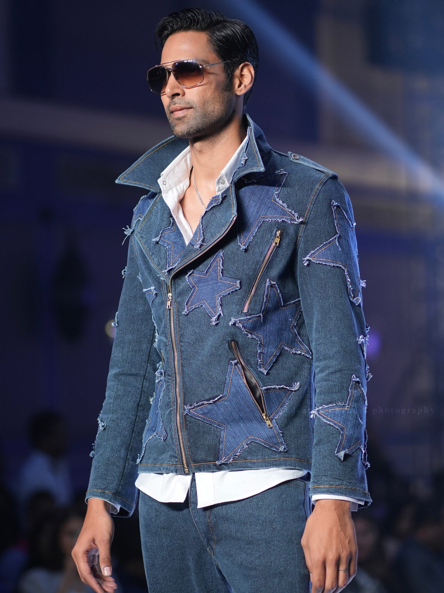 The Midnight Denim Rcokstar Jacket