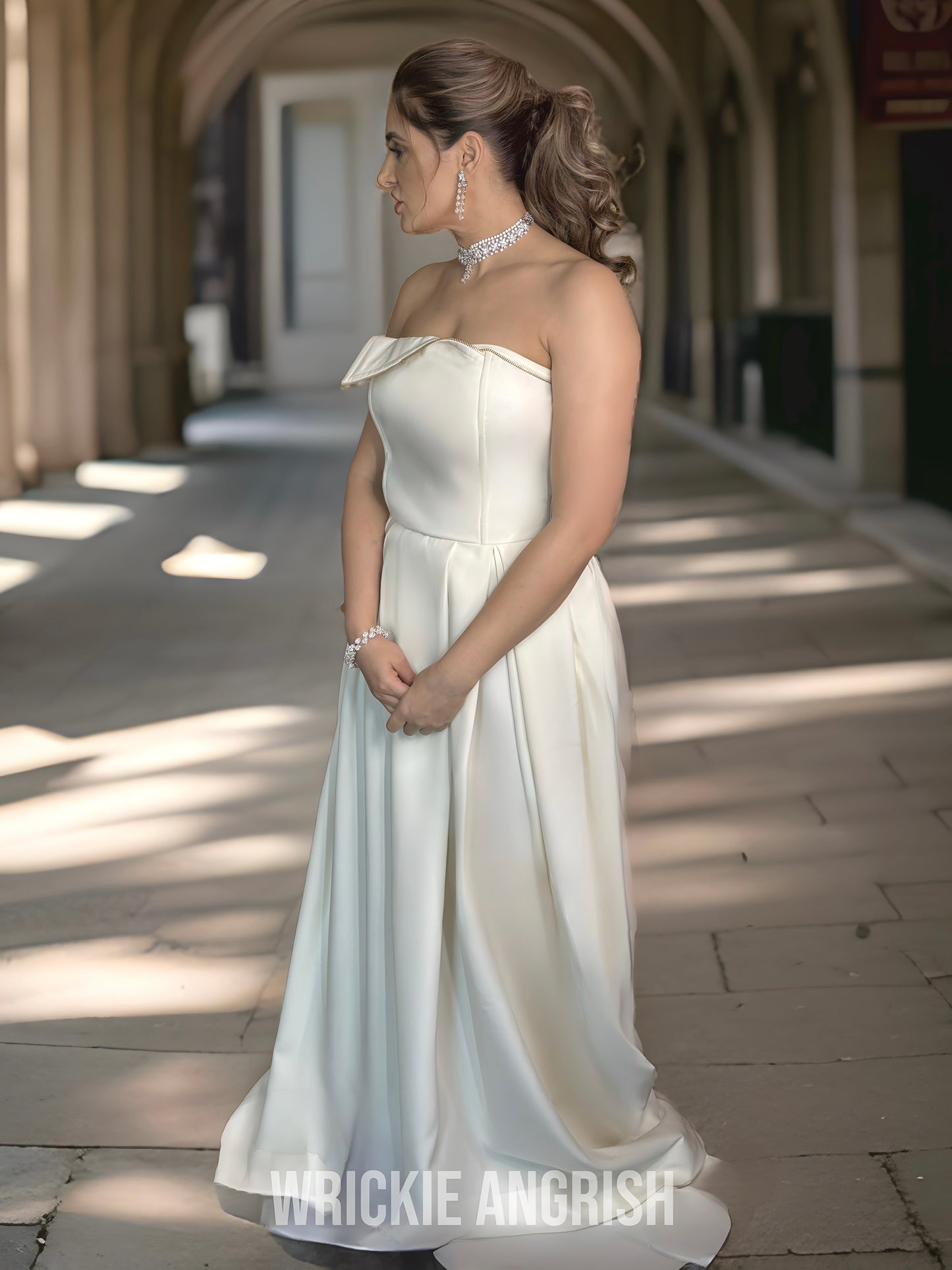 NARGIS FAKHRI- The Celeste Ivory Gown