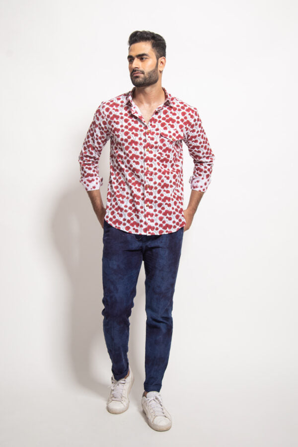 The Red Floral Shirt