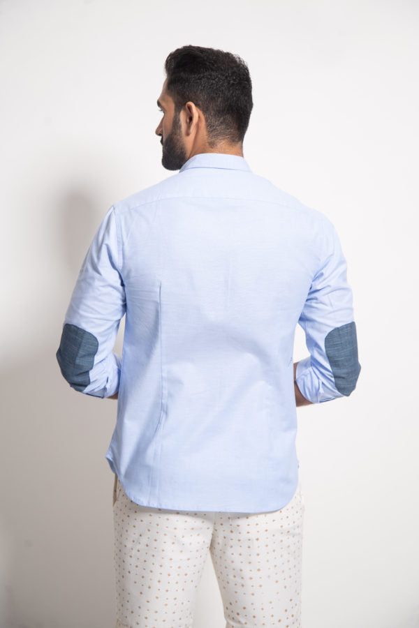 The Blue Oxford Flamingo Shirt