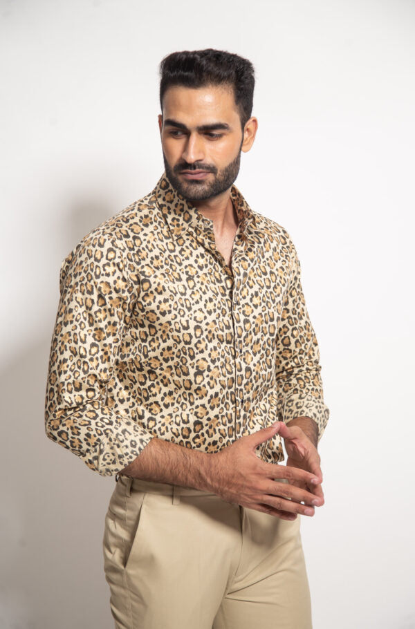 The Gold Leopard Spots Shirt