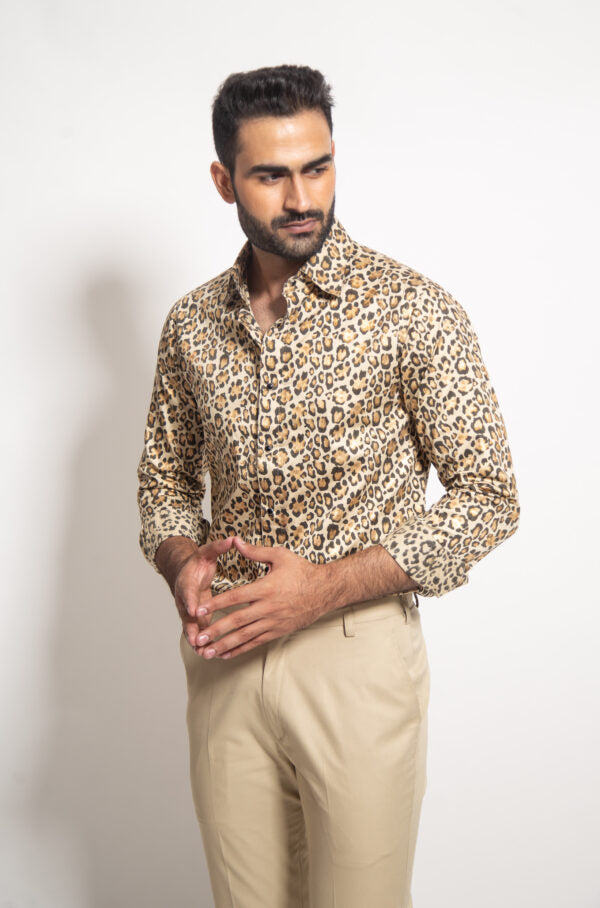 The Gold Leopard Spots Shirt