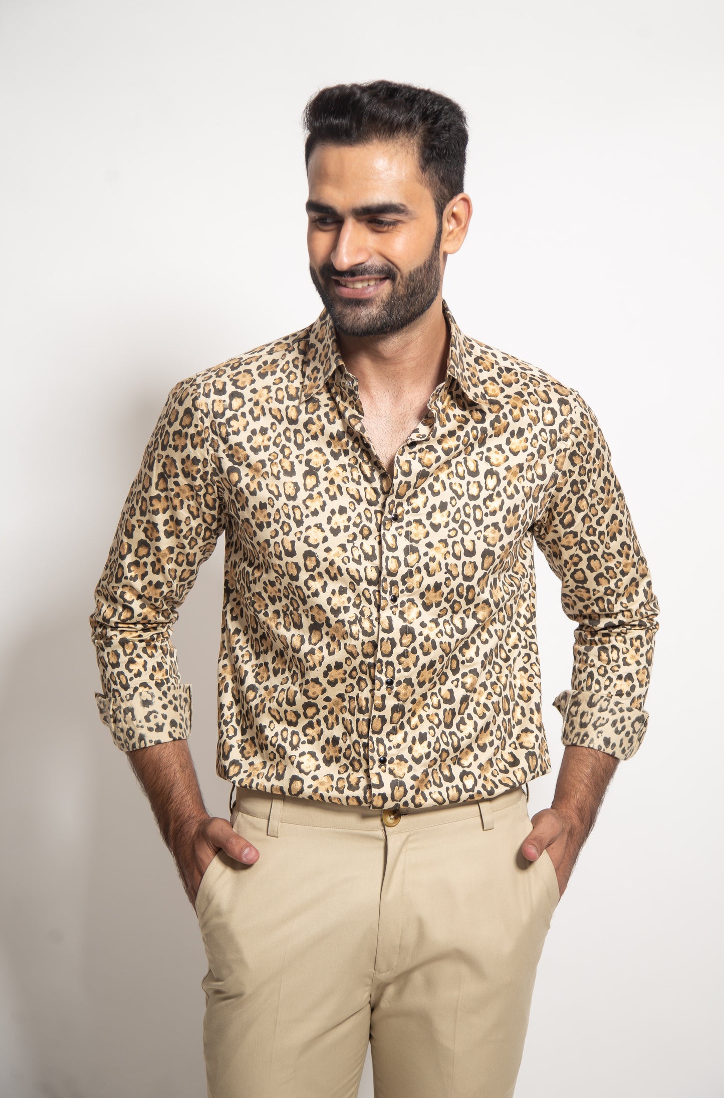 The Gold Leopard Spots Shirt