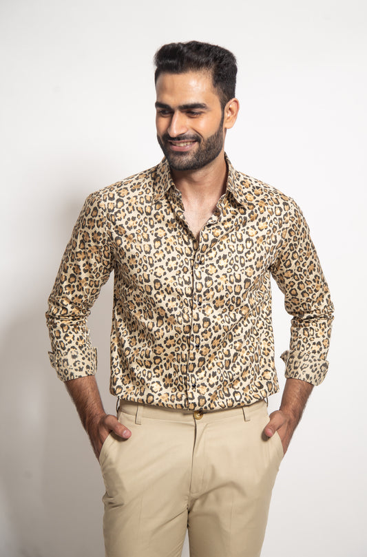 The Gold Leopard Spots Shirt