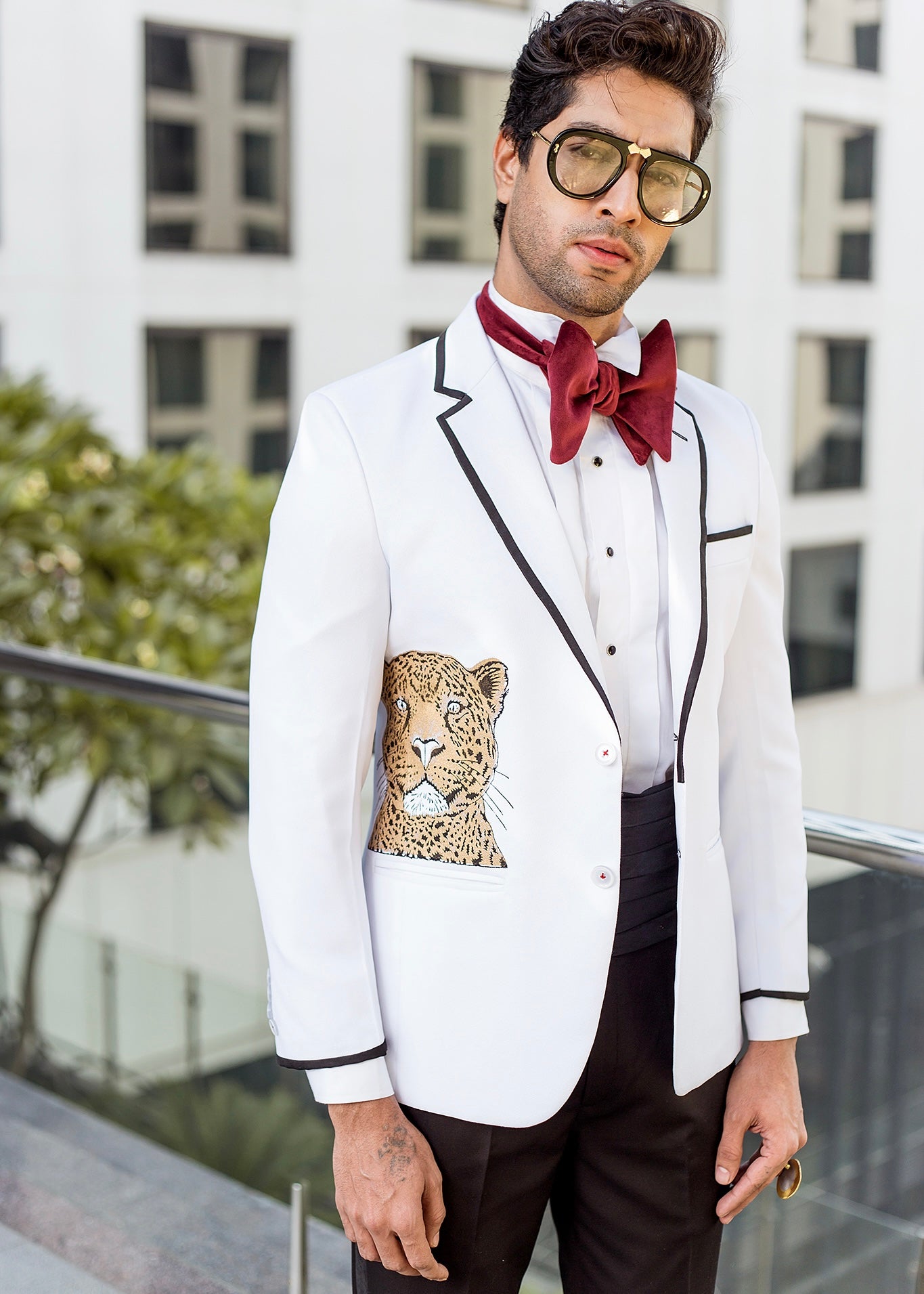 The Iconic Cheetah Tuxedo