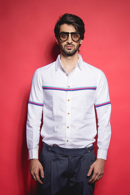 The White Saddle Stitch Shirt