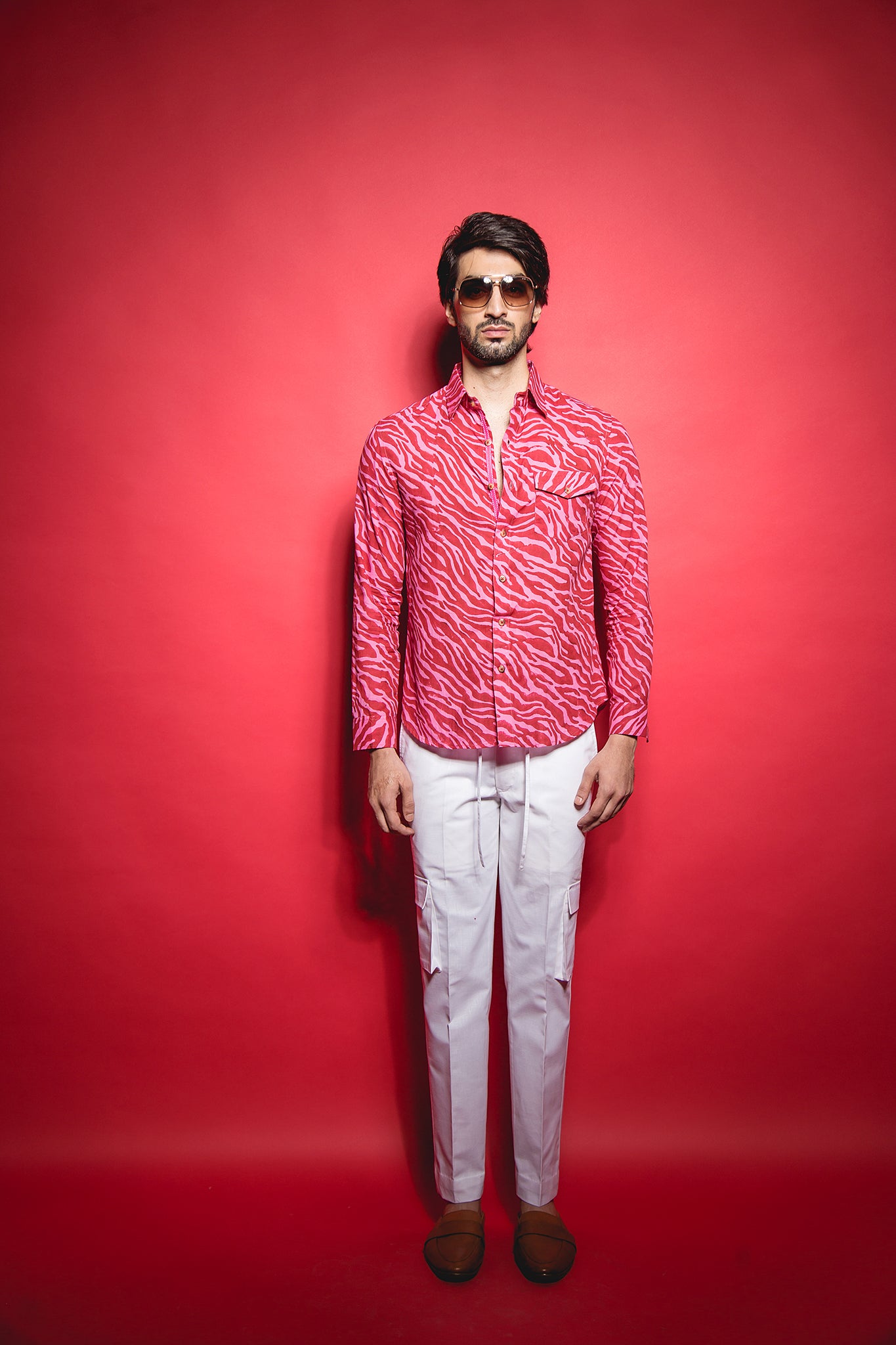 The Pink Red Zebra Classic Shirt