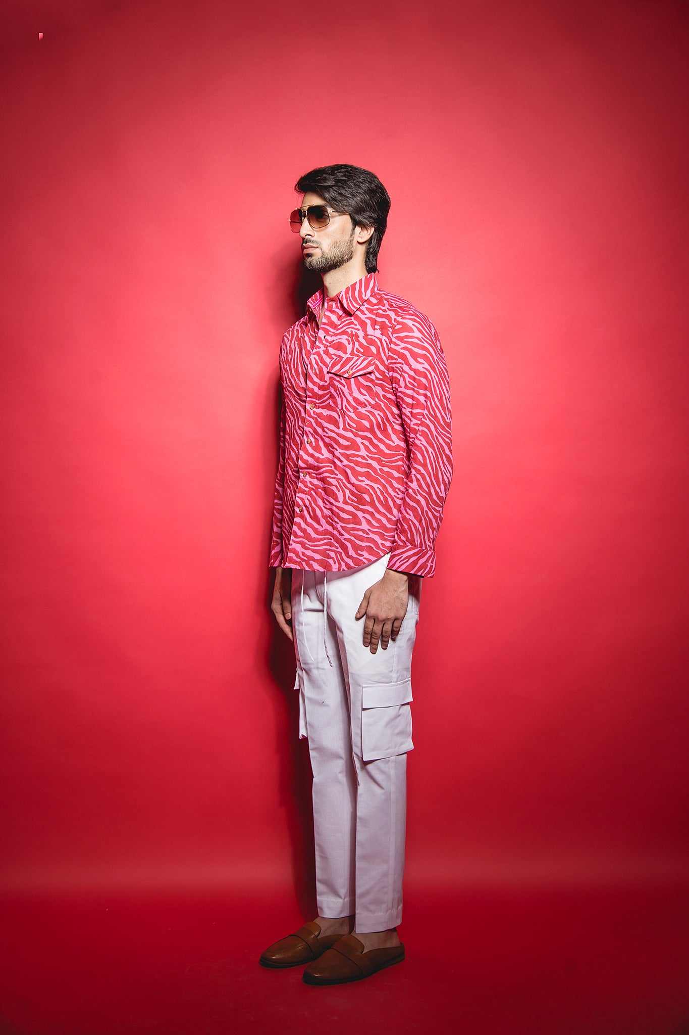 The Pink Red Zebra Classic Shirt