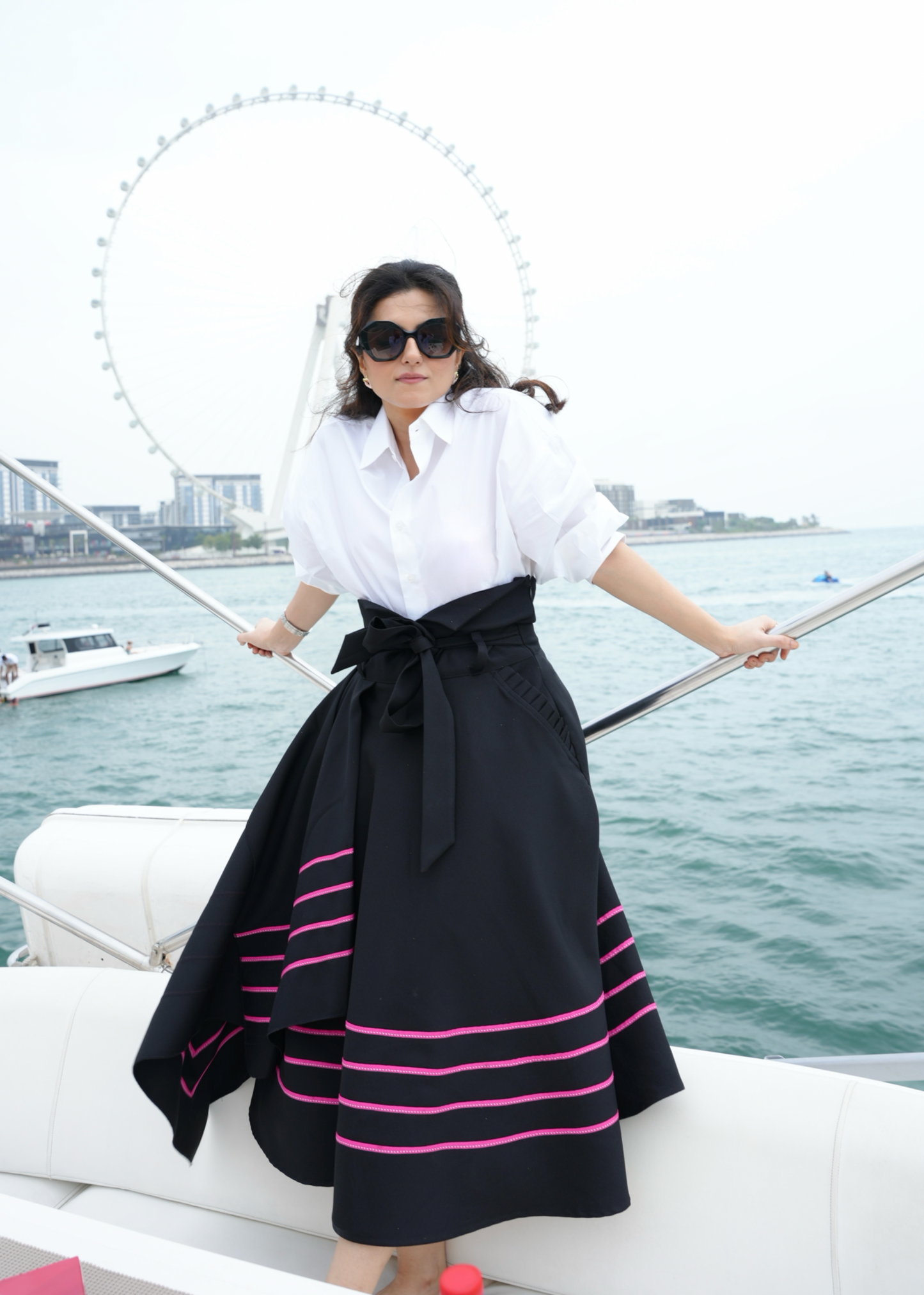 RIDHI DOGRA-The Drape Christian Skirt