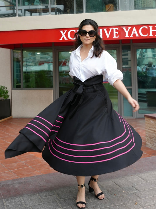 RIDHI DOGRA-The Drape Christian Skirt