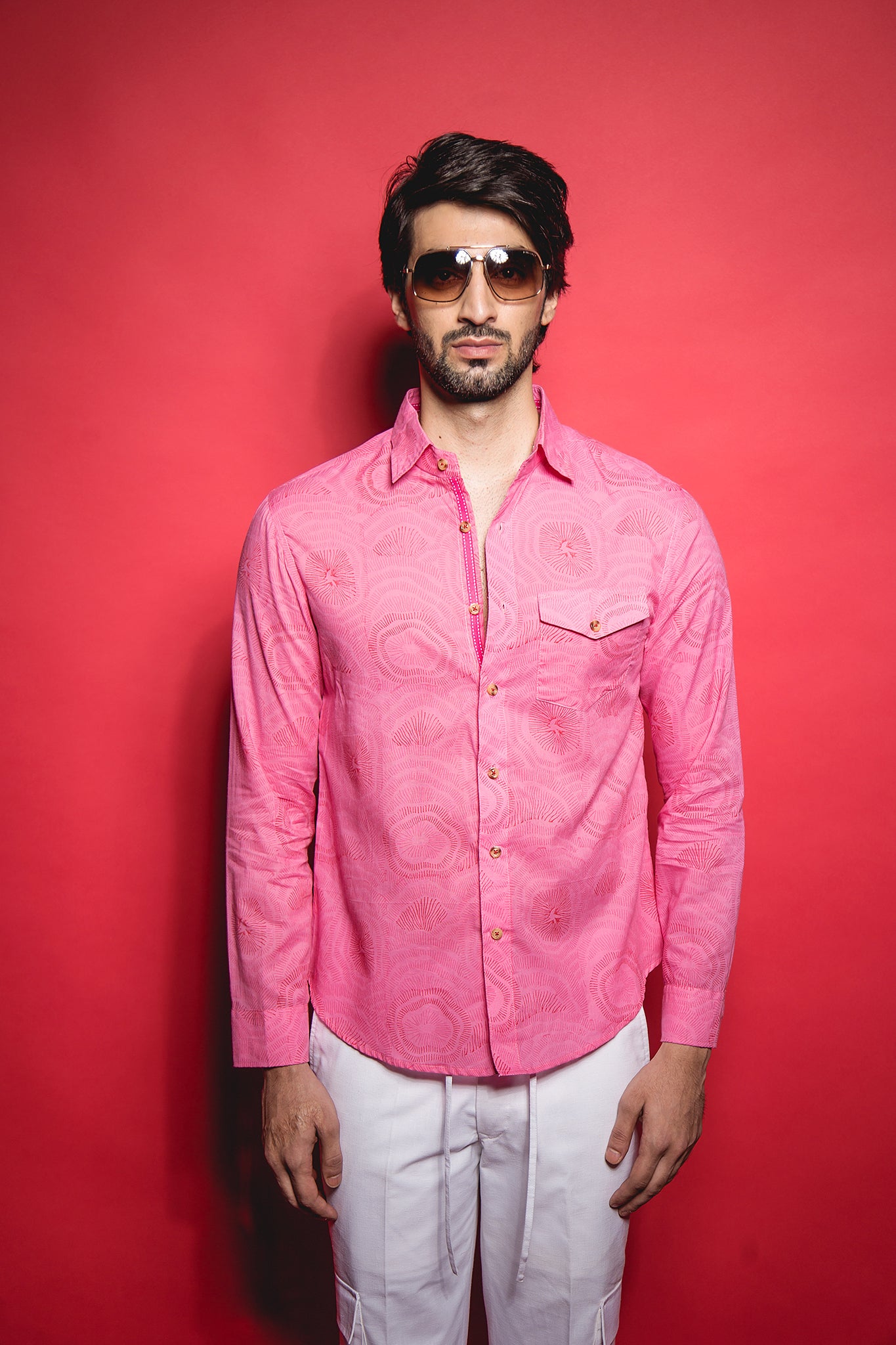 The Pink on Pink Abstract Classic Shirt