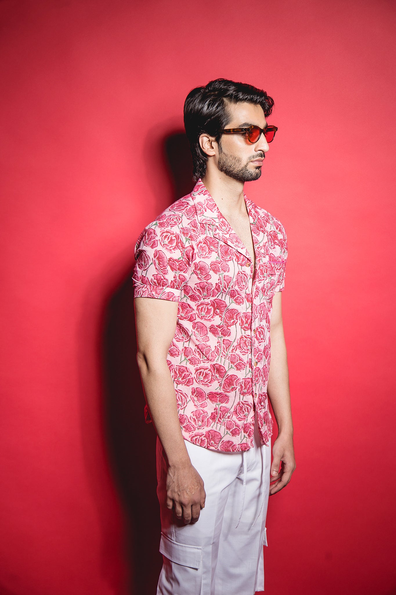 The Pink Rose Resort Shirt