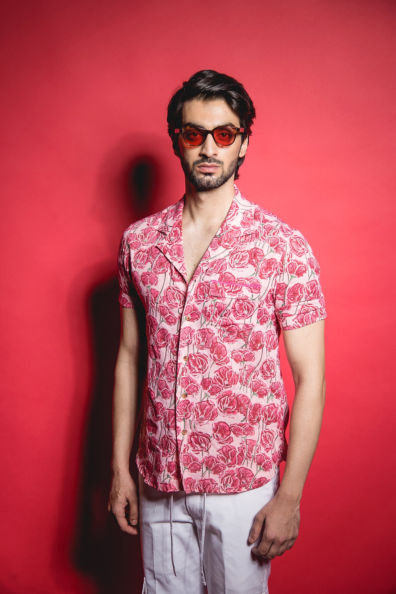 The Pink Rose Resort Shirt