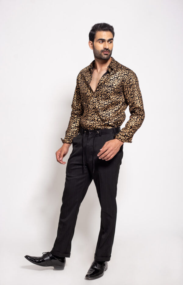 The Black Leopard Spots Shirt