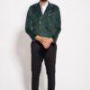 The green biker jacket