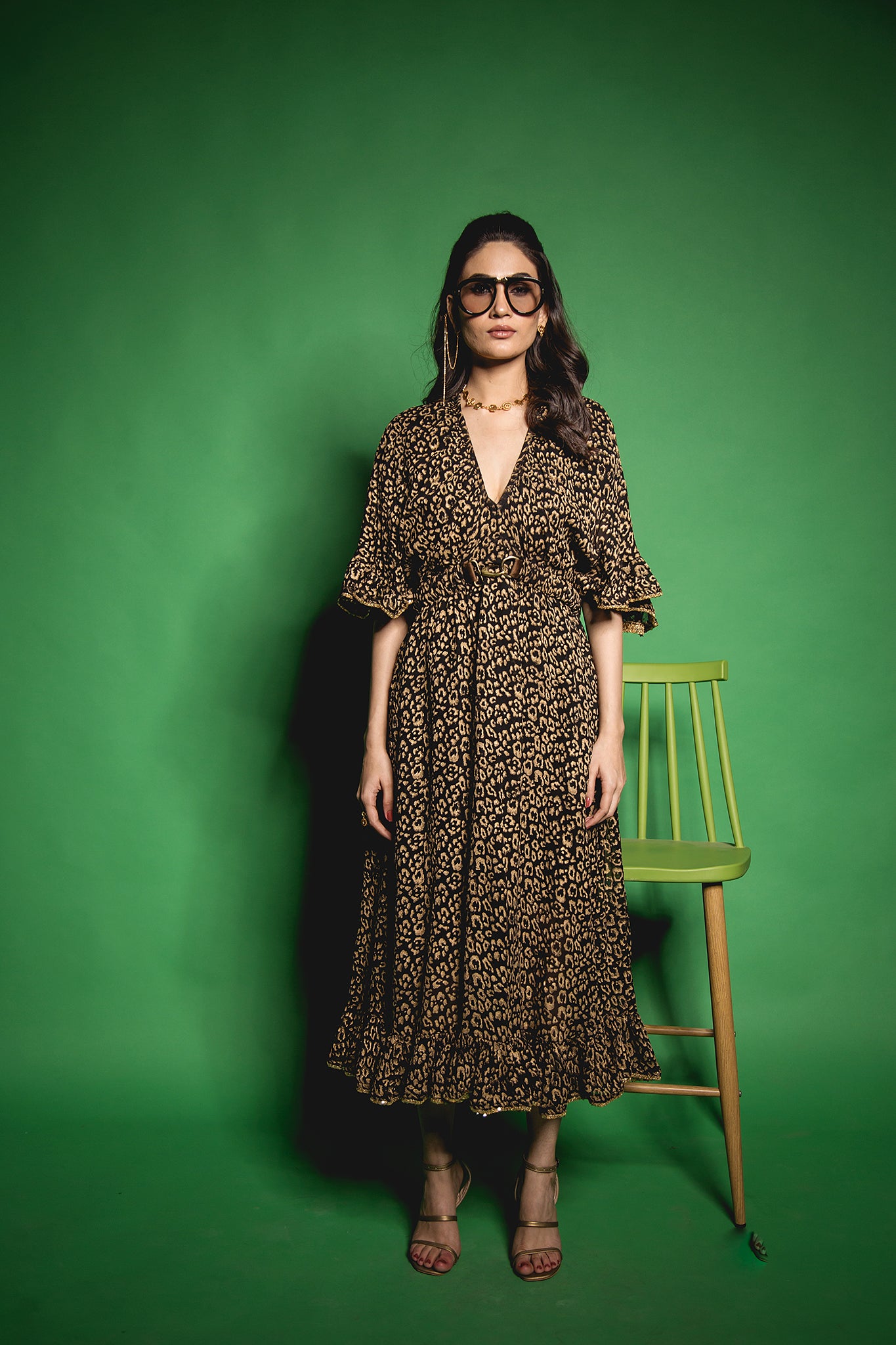 The Leopard Kaftan Dress