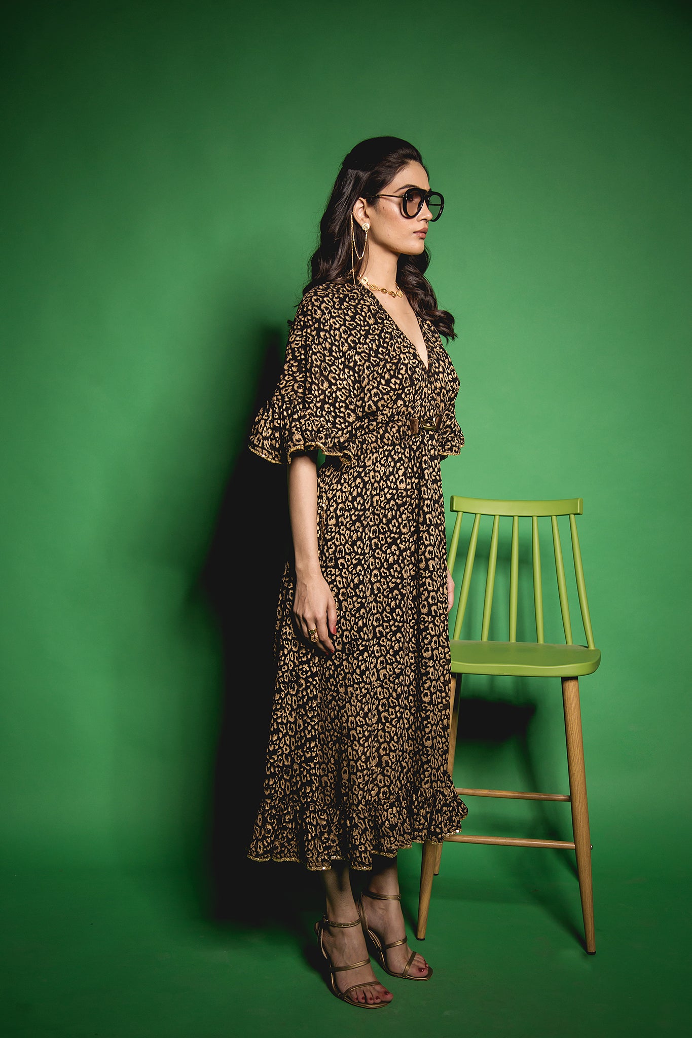 The Leopard Kaftan Dress