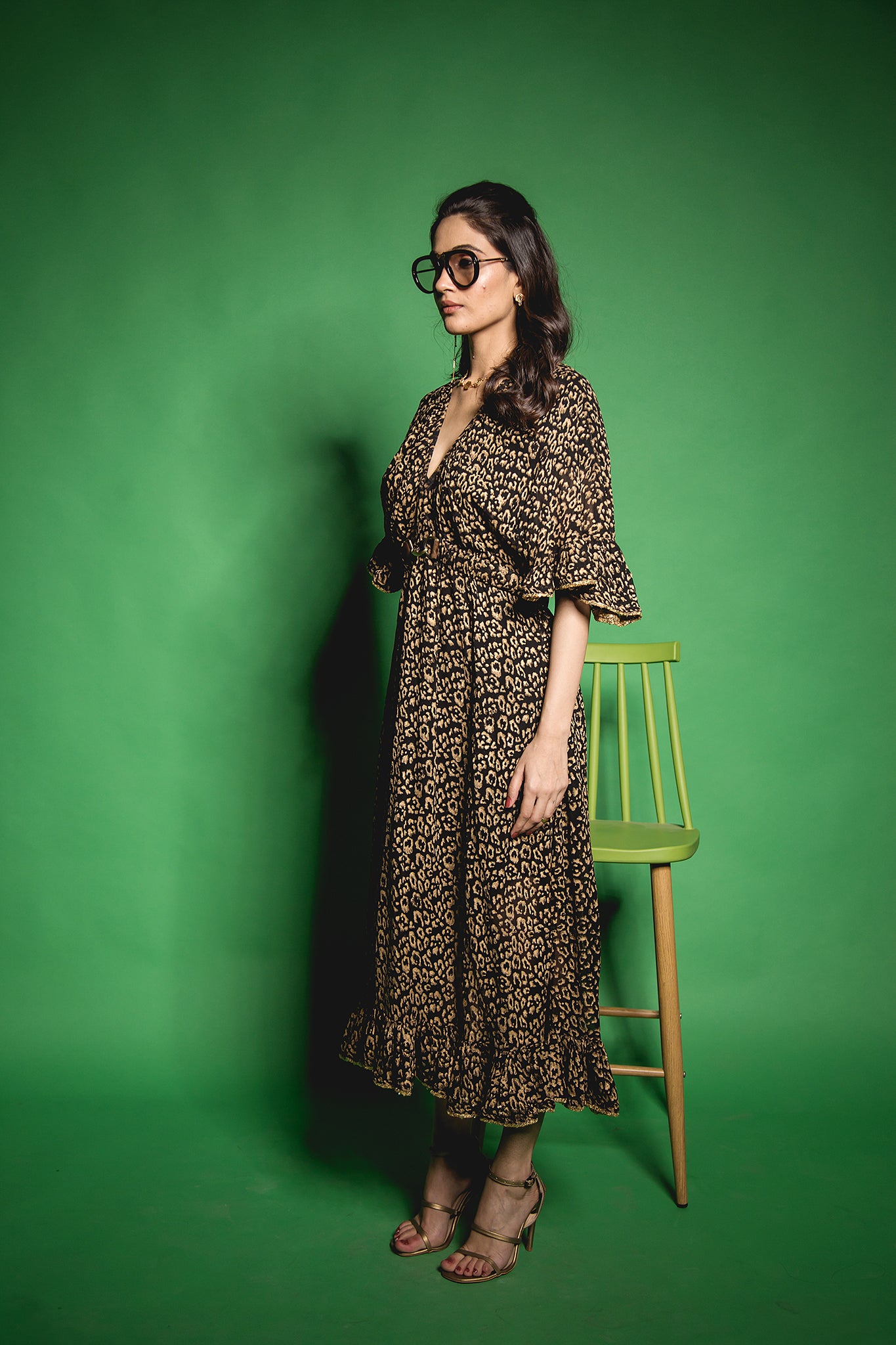 The Leopard Kaftan Dress