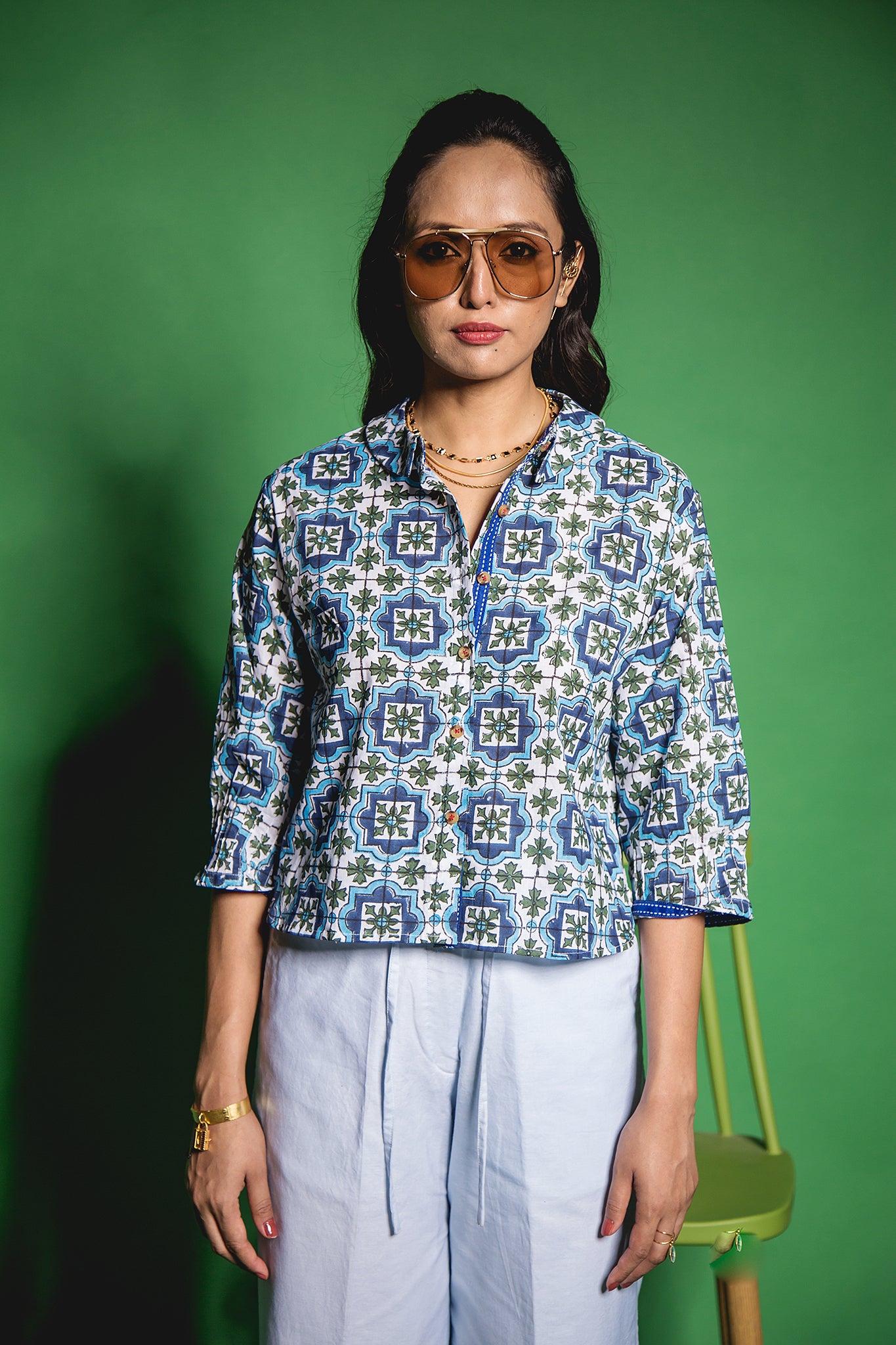 The Moroccon Waistline Shirt