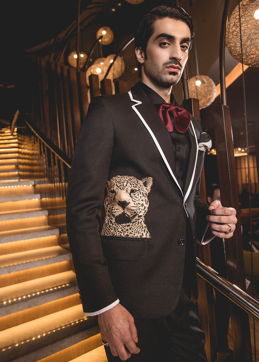 The Iconic Cheetah Black Tuxedo