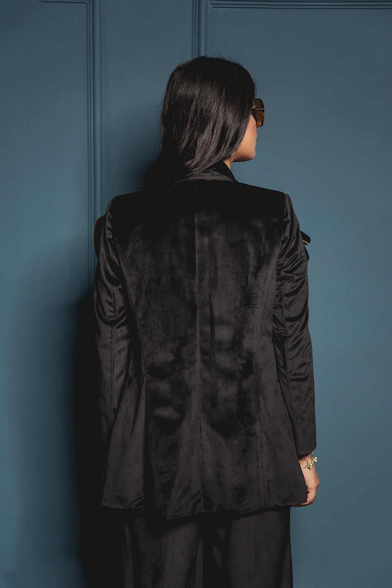 The Twisted Swirl Velvet Jacket