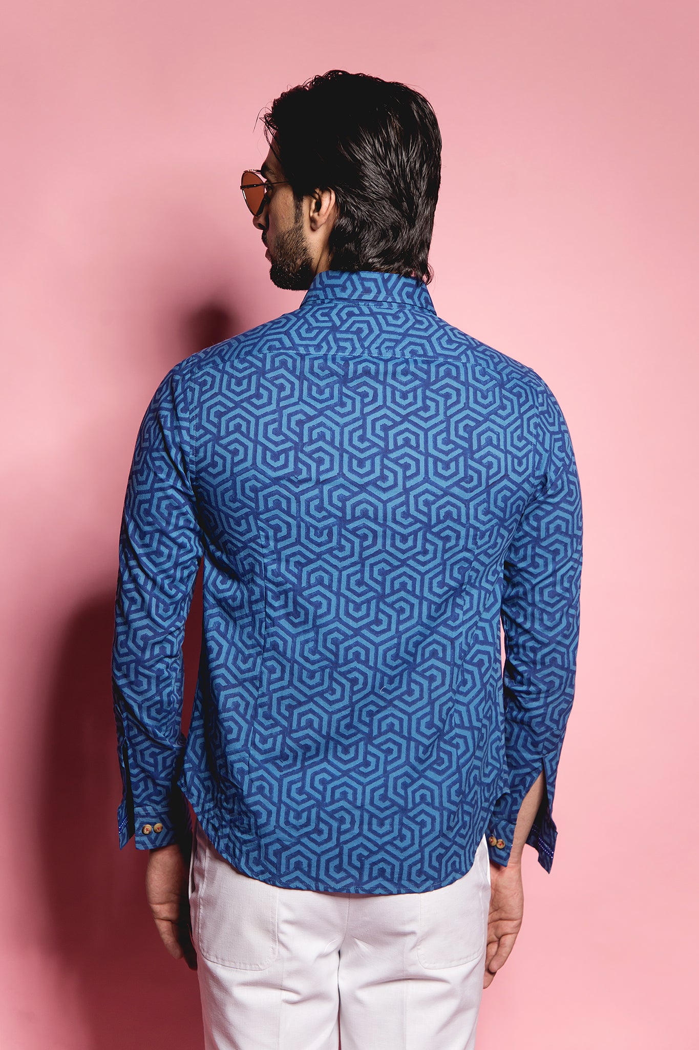 The Blue Geometry Shirt