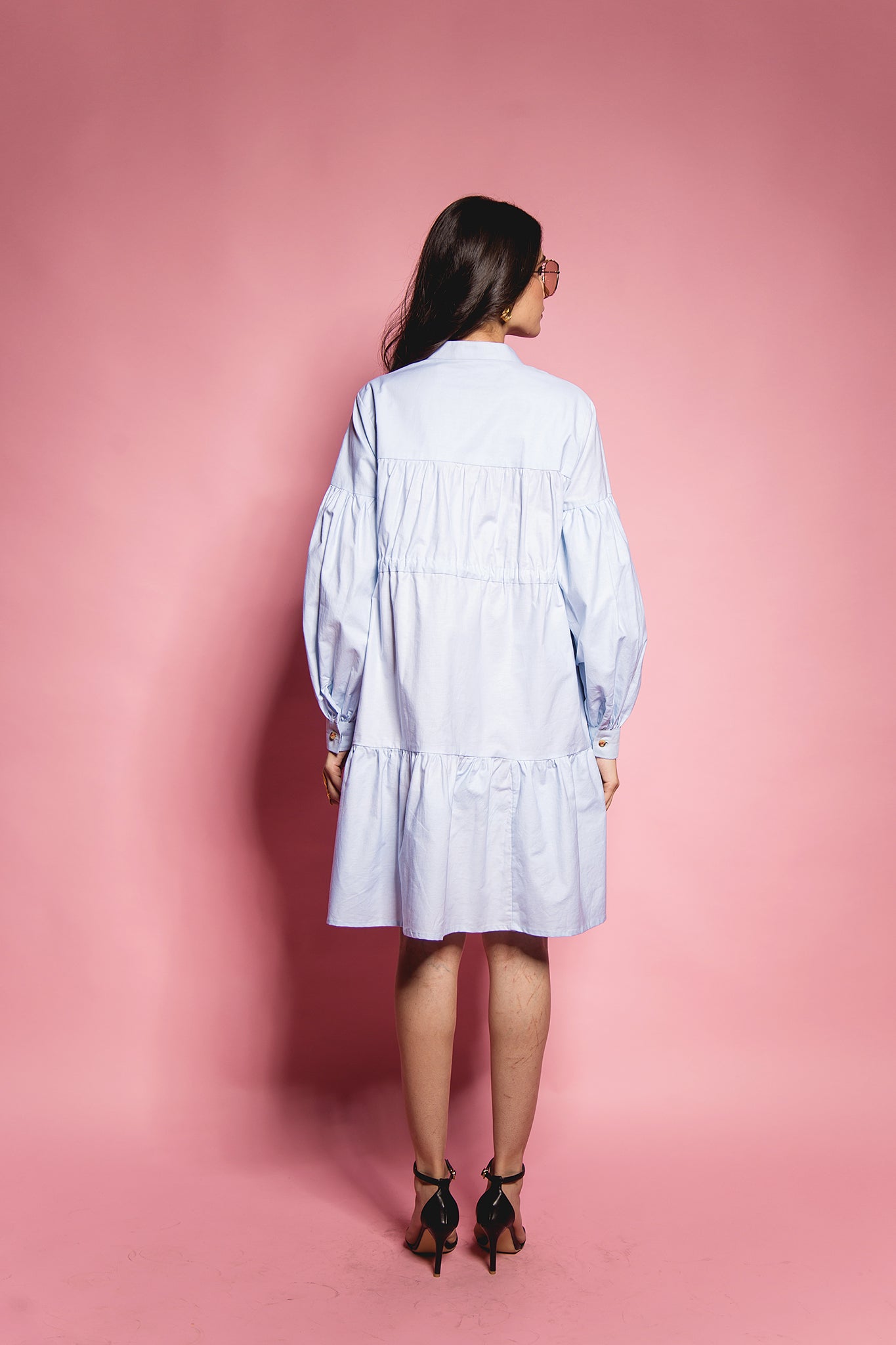 The Blue 4-Panel Dress