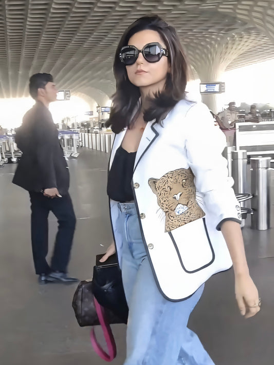 RIDHI DOGRA- The Iconic Cheetah Blazer