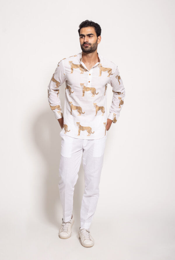 The White Cheetah Short Kurta