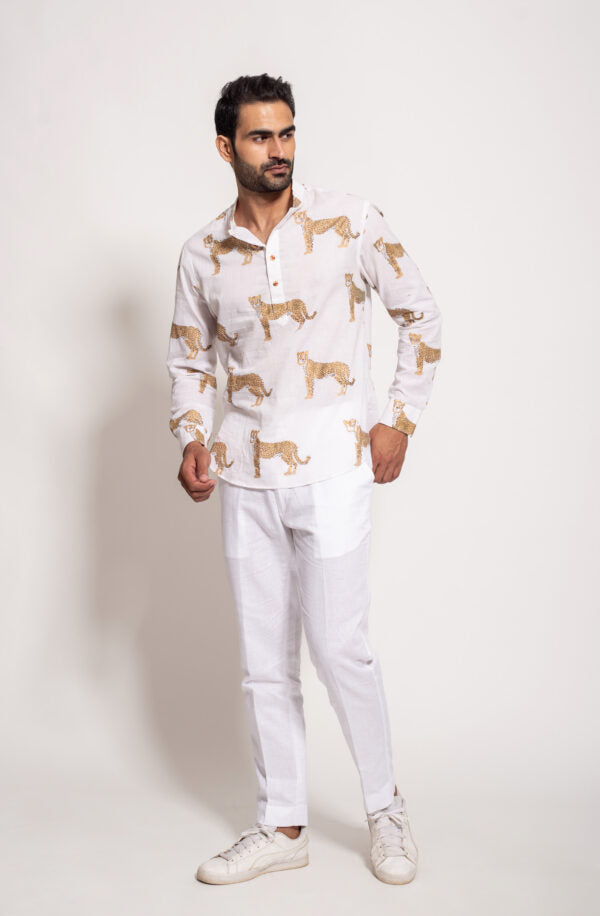 The White Cheetah Short Kurta