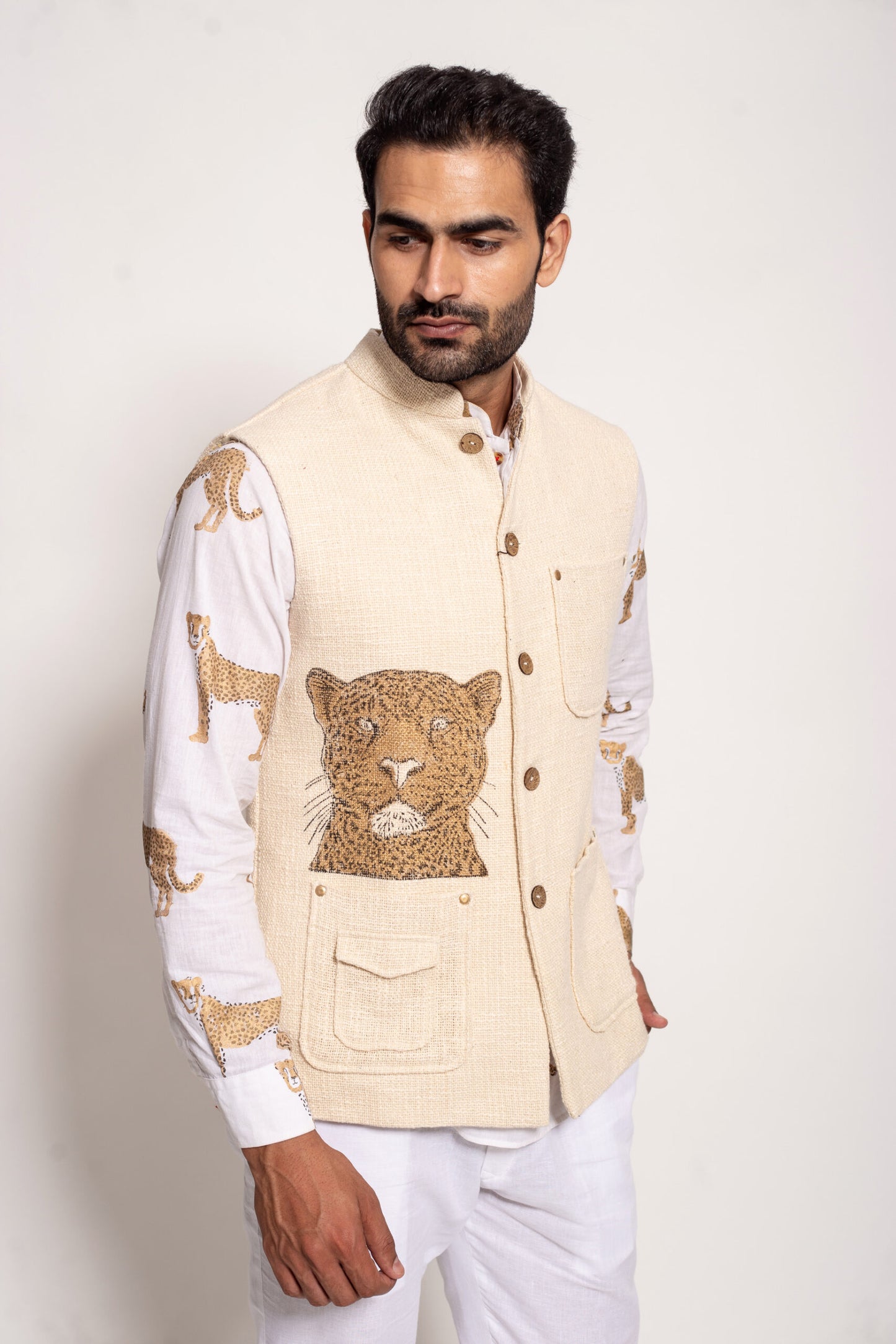 The Iconic Cheetah Sleeveless Jacket