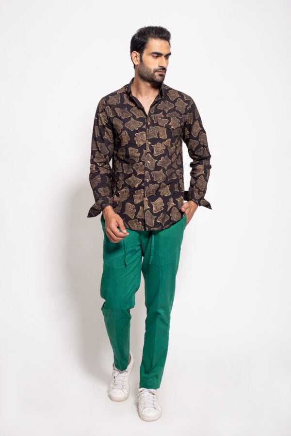 The Green Chino Drawstring Pants