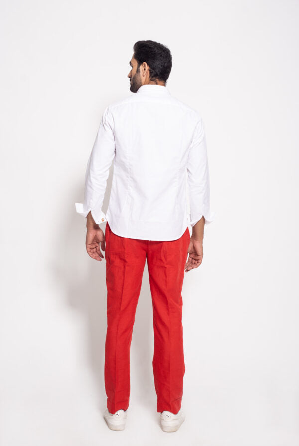 The Red Oxford Drawstring Pants