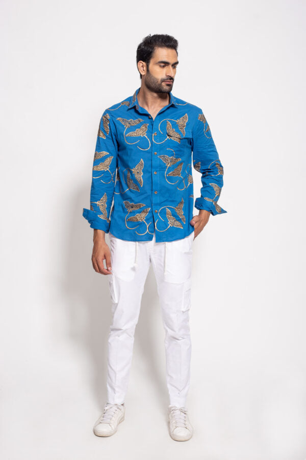 The Blue Stingray Shirt