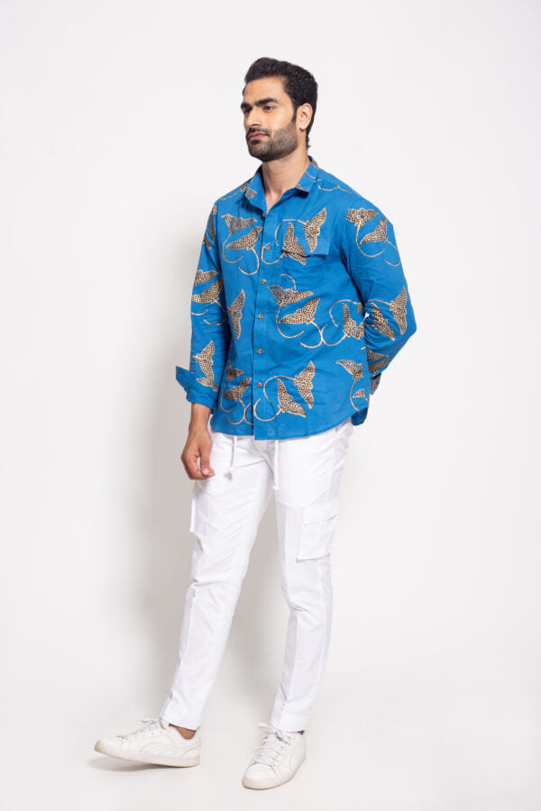 The Blue Stingray Shirt